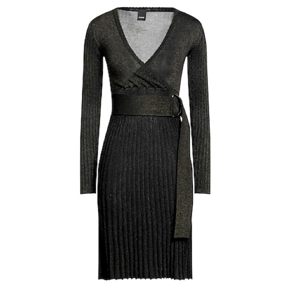Pinko Elegant Metallic Dress, Size Large